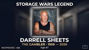 Darrell Sheets, ‘The Gambler’ of A&E’s Storage Wars, Found Dead at Age 67 in Arizona